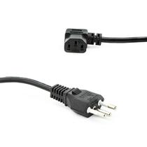 Cabo De Força Novo Padrão 90º Graus 10A - 3 Metros Cabo De Força Novo Padrão 90º Graus 10A - 3 Metros