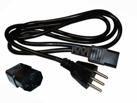 cabo de força para informatica daneva 1,5m cor preta