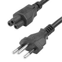 Cabo de Força para Notebook 1,2 metros - Tripolar - Novo Padrão Brasileiro Cabo de Força para Notebook 1,2 metros - Tripolar - Novo Padrão Brasileiro