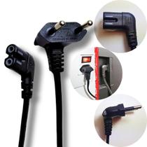 Cabo De Força Tipo 8 Universal Smart Tv Vídeo Game 90 Graus Cabo De Força Tipo 8 Universal Smart Tv Vídeo Game 90 Graus