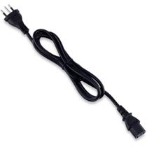 Cabo de Força Tripolar 1,80m para Pc e Monitor - Force Line Cabo de Força Tripolar 1,80m para Pc e Monitor - Force Line