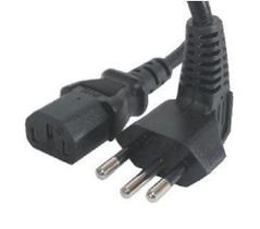 Cabo De Forca Tripolar 3x0,75mm - 10a - 90 M - 1,5m Cabo De Forca Tripolar 3x0,75mm - 10a - 90 M - 1,5m