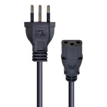 Cabo De Forca Tripolar Para Fonte 3X0,50 Mm 250V 10A 2 Met Cabo De Forca Tripolar Para Fonte 3X0,50 Mm 250V 10A 2 Met