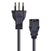 Cabo de Forca Tripolar para Fonte 3X0,50 MM 250V 10A - 3 Metros