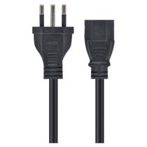 Cabo de Forca Tripolar para Fonte 3X0,50 MM 250V 10A - 50 CM