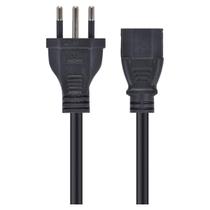 Cabo De Força Tripolar Para Fonte 3X0,75 Mm 250V 2 Metros - Cabo De Força Tripolar Para Fonte 3X0,75 Mm 250V 2 Metros -