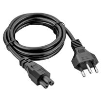 Cabo De Força Tripolar Para Fonte De Notebook 1,5 Metros 110 Cabo De Força Tripolar Para Fonte De Notebook 1,5 Metros 110