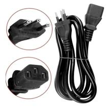 Cabo De Força Tripolar Tipo Pc Atx 1.80M Para Fonte Cb-112