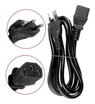 Cabo De Força Tv Lg 39Ln54000, Para Samsung, Aoc, Pc Cabo De Força Tv Lg 39Ln54000, Para Samsung, Aoc, Pc
