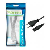 Cabo de força tv radio gravador tipo 8 bipolar 2x0,75mm 1,5 metros