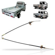 Cabo de freio de mão traseiro towner jr pickup 2008 a 2013 com bucha fixação hfj3508300ca Cabo de freio de mão traseiro towner jr pickup 2008 a 2013 com bucha fixação hfj3508300ca