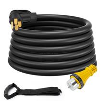 Cabo de gerador Rophor 50 Amp 25 pés NEMA 14-50P para CS6364 e SS2-50R Cabo de gerador Rophor 50 Amp 25 pés NEMA 14-50P para CS6364 e SS2-50R