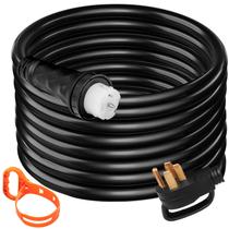 Cabo de gerador VEVOR 20 pés 50A 125/250V Twist Lock NEMA 14-50P