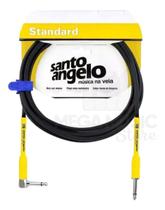 Cabo de Guitarra 0,30MM e Conectores P10M 90 x P10M 180 MOD SAMURAI 10FT