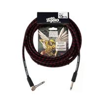 Cabo De Guitarra Angel Tx 0,30 Mm P10/P10 90º 15Ft 4,57M Textil Cabo De Guitarra Angel Tx 0,30 Mm P10/P10 90º 15Ft 4,57M Textil