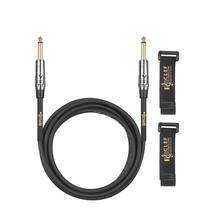 Cabo de guitarra Clef Audio Labs 6,1 m 22 AWG blindado sem emaranhados Cabo de guitarra Clef Audio Labs 6,1 m 22 AWG blindado sem emaranhados