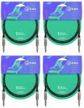 Cabo de Guitarra e Instrumentos Kato P10 / P10 - 5m - 4 pçs