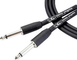 Cabo De Guitarra Ninja Cable 0,20 Mm Conector P10/p10 15ft 4,57 Metros Preto