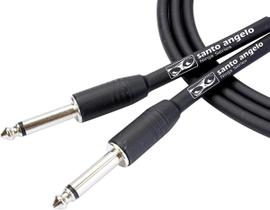 Cabo De Guitarra Ninja Cable 0,20 Mm Conector P10/p10 15ft 4,57 Metros Preto Cabo De Guitarra Ninja Cable 0,20 Mm Conector P10/p10 15ft 4,57 Metros Preto