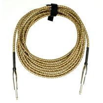 Cabo de guitarra p10xp10 em tecido colorido - 10 metros