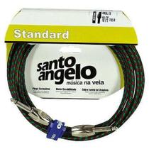 Cabo De Guitarra Plug 10 Textil Angels 3,05M Santo Angelo Cabo De Guitarra Plug 10 Textil Angels 3,05M Santo Angelo