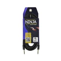 CABO DE GUITARRA SANTO ANGELO 0,20MM P10 NINJA CABLE 15FT/4.57 Mts CABO DE GUITARRA SANTO ANGELO 0,20MM P10 NINJA CABLE 15FT/4.57 Mts