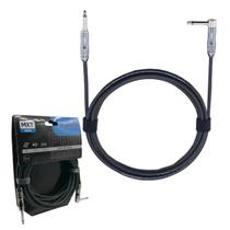 Cabo De Guitarra Violão P10 Blindado 90 Graus Mxt 10m Cabo De Guitarra Violão P10 Blindado 90 Graus Mxt 10m