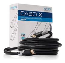 Cabo De Hdmi 10M Versão1.4 Blindado - Exbom Cbx-H100Sm