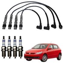 Cabo De Ignição + Vela De Ignição Bosch Volkswagen Gol G5 1.6 2008 A 2012