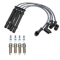 Cabo De Ignição + Vela De Ignição Da Bosch Renault Sandero 1.0 2007 A 2015