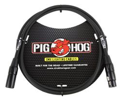 Cabo de Iluminação Pig Hog PHDMX5 DMX 3 Pinos 1,5m Preto