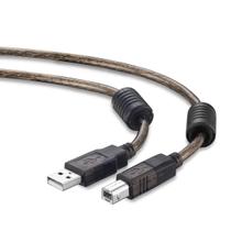 Cabo de impressora USB 2.0 Tan QY Active A-Male para B-Male 15m Cabo de impressora USB 2.0 Tan QY Active A-Male para B-Male 15m