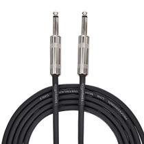 Cabo de instrumento Amazon Basics TS 1/4 Straight 3m preto