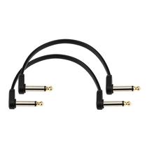 Cabo de instrumento D'Addario Flat-Offset 1/4 15cm PW-FPRR-206OS