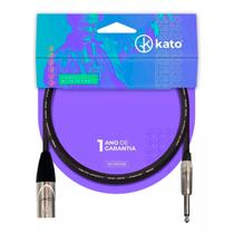 Cabo de instrumento desbalanceado xlrm p10 kato k2 3 metros