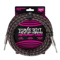 Cabo de instrumento Ernie Ball Purple Python 1/4 Straight 18 pés Cabo de instrumento Ernie Ball Purple Python 1/4 Straight 18 pés