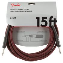 Cabo de instrumento Fender Professional Series 15 pés Red Tweed