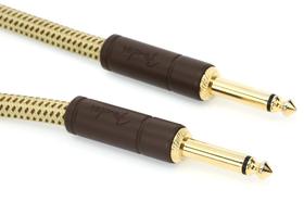 Cabo de instrumento: guitarra Fender Deluxe Series, 25ft Tweed