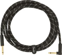 Cabo de instrumento para guitarra Fender Deluxe Series 3m Black Tweed Cabo de instrumento para guitarra Fender Deluxe Series 3m Black Tweed