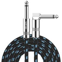 Cabo de instrumento Sovvid 4,5 m para guitarra elétrica e baixo 6,35 mm Cabo de instrumento Sovvid 4,5 m para guitarra elétrica e baixo 6,35 mm