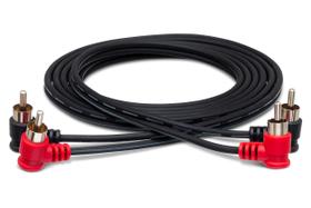 Cabo de interconexão estéreo Hosa CRA-201RR Dual RCA 1m