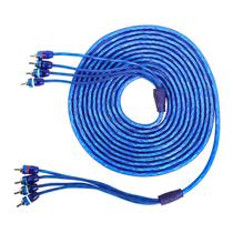Cabo de interconexão RCA Skar Audio SKAR4CH-RCA17 17 de 17 pés e 4 canais