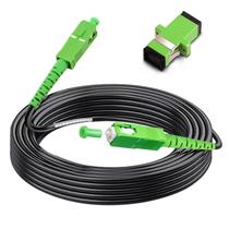 Cabo de Internet de fibra óptica de 15 m SC/APC para SC/APC Cabo de Internet de fibra óptica de 15 m SC/APC para SC/APC