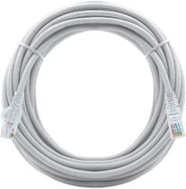 Cabo de Internet RJ45 Cat 6 10GBPS Giga Lan Ethernet 100% Cobre Branco 3 Metros