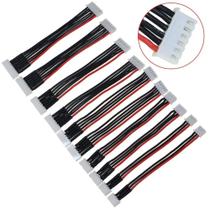 Cabo De Linha De Extensão De Cabeça De Equilíbrio De Bateria FPV RC 10pcs 2S-6S Lipo Battery