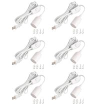 Cabo de luz pendente de lanterna suspensa de extensão, 15 pés, pacote com 6 Cabo de luz pendente de lanterna suspensa de extensão, 15 pés, pacote com 6