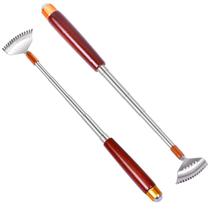 Cabo de madeira extensível Back Scratcher Aznrszy em aço inoxidável