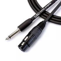 Cabo de microf. ninja hg 0,20 mm p10/xlr femea 15ft 4,57m pt Cabo de microf. ninja hg 0,20 mm p10/xlr femea 15ft 4,57m pt