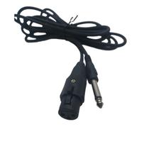 Cabo De Microfone 2mt Plug Canon Fêmea e P10 Macho Cabo De Microfone 2mt Plug Canon Fêmea e P10 Macho
