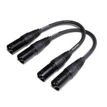 Cabo de microfone, adaptador XLR macho para macho, XLR, 3 pinos, 15 cm, pacote com 2 Cabo de microfone, adaptador XLR macho para macho, XLR, 3 pinos, 15 cm, pacote com 2